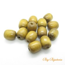 Madeira marrom 15x12 mm 25 g aprox. 27 Unidades