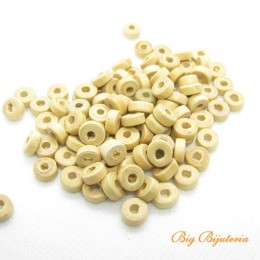 Madeira cru 08x04 mm disco 25 g aprox. 125 Unidades