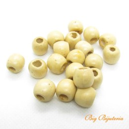 Madeira bege 12 mm 25 g aprox. 41 unidades