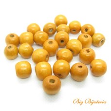 Madeira laranja 12 mm bola 25 g aprox. 41 unidades