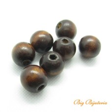 Madeira marrom café 18 mm bola 25 g aprox. 15 unidades