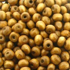 Madeira Marrom 05 mm Bola 25 g aprox. 625 unidades