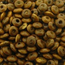 Madeira Marrom 06 mm Disco 25 g aprox. 550  unidades