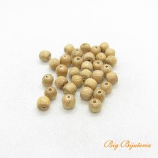 Madeira marrom claro 07 mm bola 25 gramas