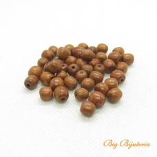 Madeira marrom 07 mm bola 25 gramas