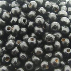 Madeira Preto 07 mm Disco 25 g aprox. 350  unidades