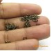 Argola oval ouro velho 04x02 mm latão 10 g 180 unidades