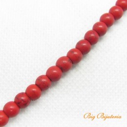 Fio de Pedra Coral 6 mm 68 Unidades