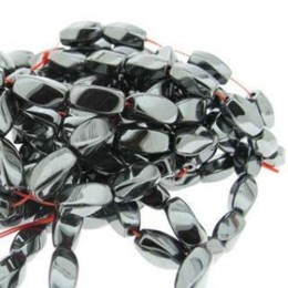 Pedra Hematita 12x6 mm 17  unidades
