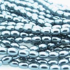 Pedra Hematita 5x8 mm 1 Fio com aprox. 52  unidades