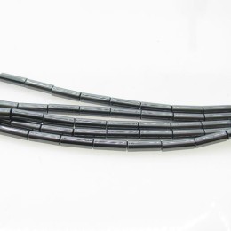 Pedra Hematita 6x4 mm 1 Fio com aprox. 67  unidades