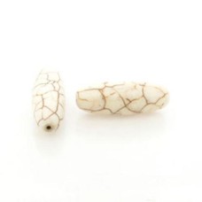 Pedra Howlita 14x40 mm 5  unidades