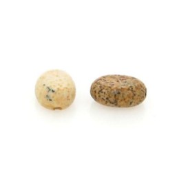 Pedra Jaspe Madeira Oval 07X09 mm 10  unidades