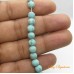 Fio de Pedra Turquesa Fosca 6 mm 68 Unidades