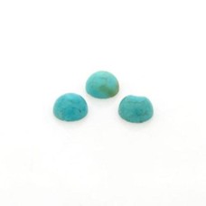 Pedra Turquesa Chaton 3.5x4.5 mm 5  unidades