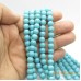 Fio de Pedra turquesa 08 mm 50 unidades