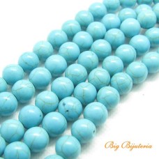 Fio de Pedra turquesa 10 mm 40 unidades