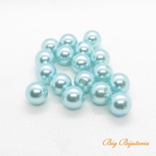 Pérola de ABS azul tiffany 12 mm 25 gramas