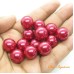Pérola de ABS vermelho 12 mm 25 gramas