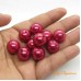Pérola de ABS vermelho 16 mm 25 gramas