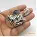 Pingente buzios níquel 25x16 mm 25 gramas