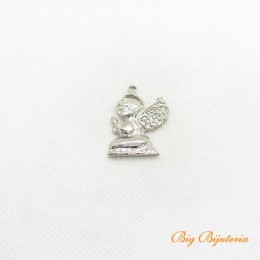 Pingente níquel 35x22 mm anjo 1 unidade Pingente níquel 35x22 mm anjo 1 unidade
