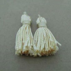 Pingente de Seda Amarelo 5 cm 1  unidades