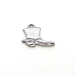 Pingente Grafite 20x20x02 mm Bota 3 unidades Pingente Grafite 20x20x02 mm Bota 3 unidades