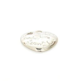 Pingente Níquel 19 mm Coração 3  unidades