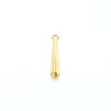 Pingente Ouro Flash 40x05x03 mm 3  unidades