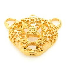 Pingente Ouro Flash 50x50 mm Tigre 1  unidades