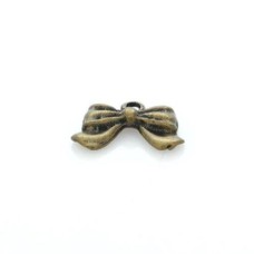Pingente Ouro Velho 15x10 mm Laço 5  unidades