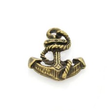 Pingente Ouro Velho 22X16 mm Ancora 3  unidades