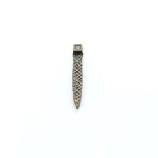 Pingente Ouro Velho 35x04x04 mm 3  unidades