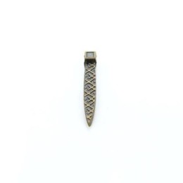 Pingente Ouro Velho 35x04x04 mm 3  unidades