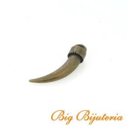 Pingente Ouro Velho 46x11x11 mm Dente 1  unidades