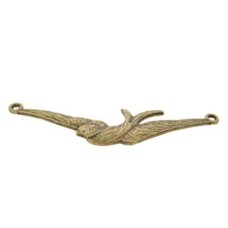 Pingente Ouro Velho 65x15 mm 2  unidades