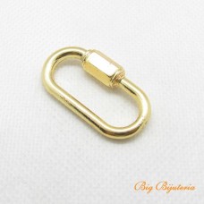 Pingente ouro flash 36x20 mm 1 unidade