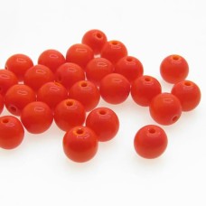 Porcelana 8 mm laranja forte 20 unidades