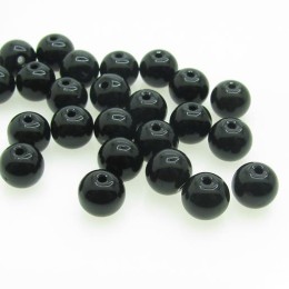 Porcelana 8 mm preto 20 unidades