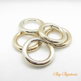 Porta guardanapo dourado abs 38 mm 20 unidades