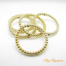 Porta guardanapo dourado abs 50 mm 20 unidades