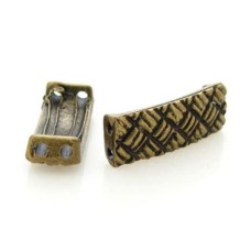 Pulseira Ouro Velho 07x20x02 mm 3  unidades