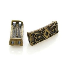 Pulseira Ouro Velho 07x20x02 mm 3  unidades