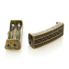 Pulseira Ouro Velho 07x20x02 mm 3  unidades