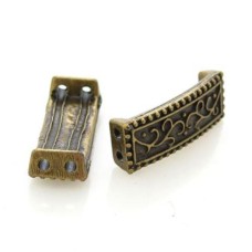 Pulseira Ouro Velho 07x20x02 mm 3  unidades