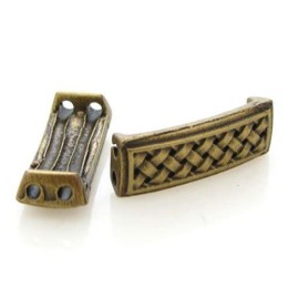 Pulseira Ouro Velho 07x20x02 mm 3  unidades