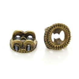 Pulseira Ouro Velho 13x13x02 mm 3  unidades