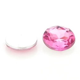 Strass Rivoli Concavo Rose 06 mm resina 10 unidades