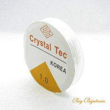 Fio de silicone transparente 1 mm 10  metros